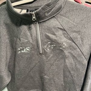 nike cropped quarter zip